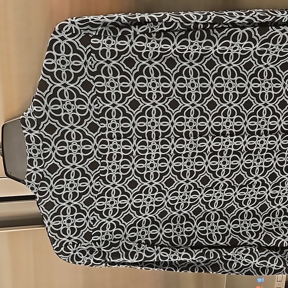 💕TORY BURCH💕 Massey Shirt Dress  ~ 100% Silk Black Pompidou 2 - Picture 10 of 14